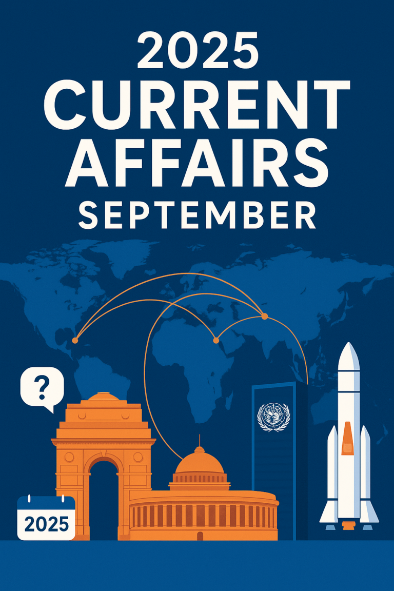 current affairs september 2025