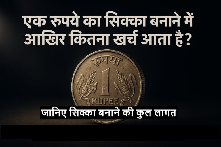 ek rupee coin ka manufacturing cost kitna hoga?